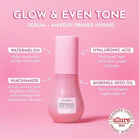 Glow Recipe-Watermelon Niacinamide Dew Drops, Travel-Size 15 ml