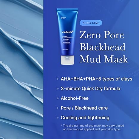 Medicube Zero Pore Blackhead Mud Facial Mask – 100g