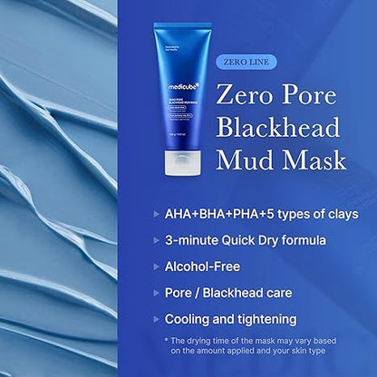 Medicube Zero Pore Blackhead Mud Facial Mask – 100g