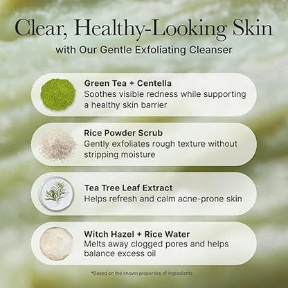 Arencia Refresh green rice mochi cleanser