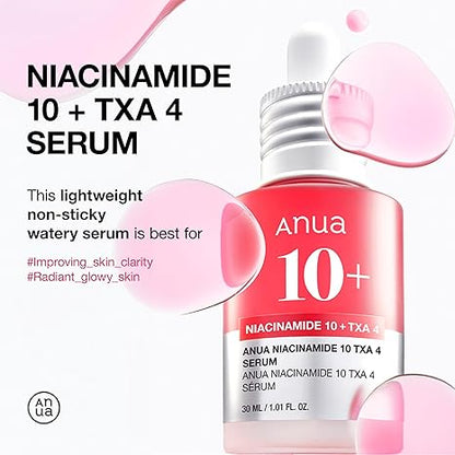 ANUA Niacinamide 10 + TXA 4 Serum with Hyaluronic Acid