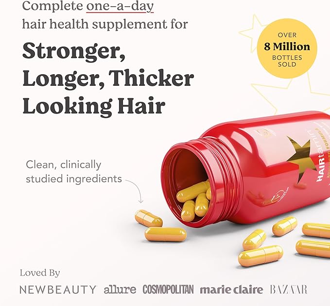 HAIRtamin Advanced Formula Hair Vitamins for Women & Men | Vegan 5000 Mcg Biotin