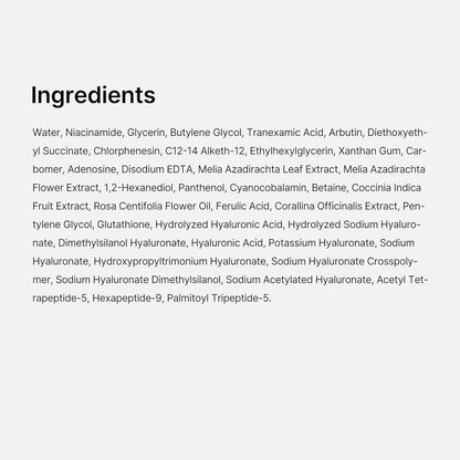 Medicube TXA Niacinamide 15% Glow Facial Serum