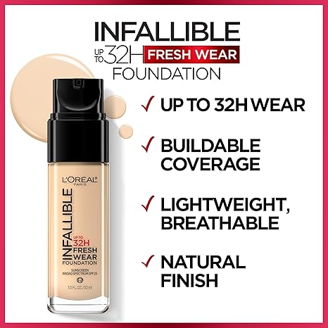 L'Oréal Infallible Up to 32 Hour Fresh Wear Foundation