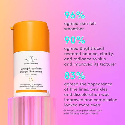 Drunk Elephant Bouncy Brightfacial – Radiance-Boosting Overnight Mask
