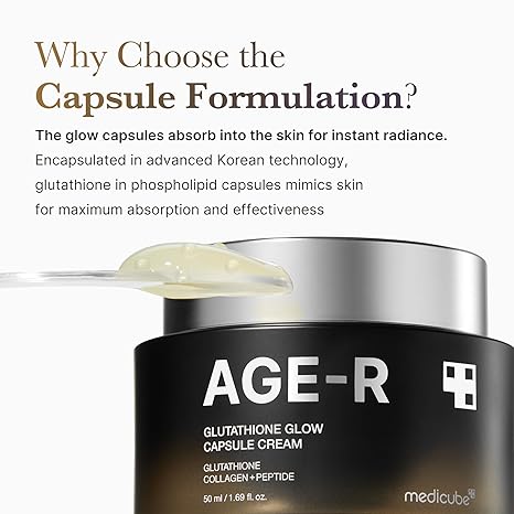 Medicube AGE-R Glutathione Glow Capsule Facial Cream