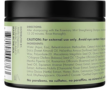 Mielle Rosemary Mint Strengthening Hair Masque – 340g