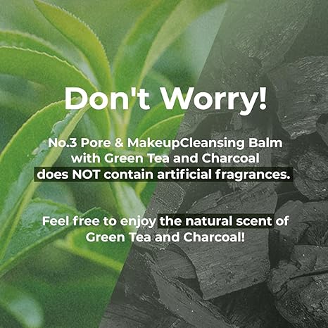 Numbuzin No.3 Pore & Makeup Cleansing Balm with Green Tea and Charcoal