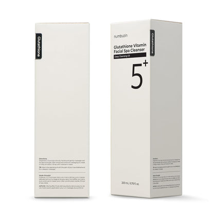 Numbuzin - No.5+ Glutathione Vitamin Facial Spa Cleanser - 200ml