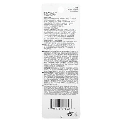 Revlon ColorStay Eyeliner Pencil – 201 Black noir (0.01 oz / 0.28 g)