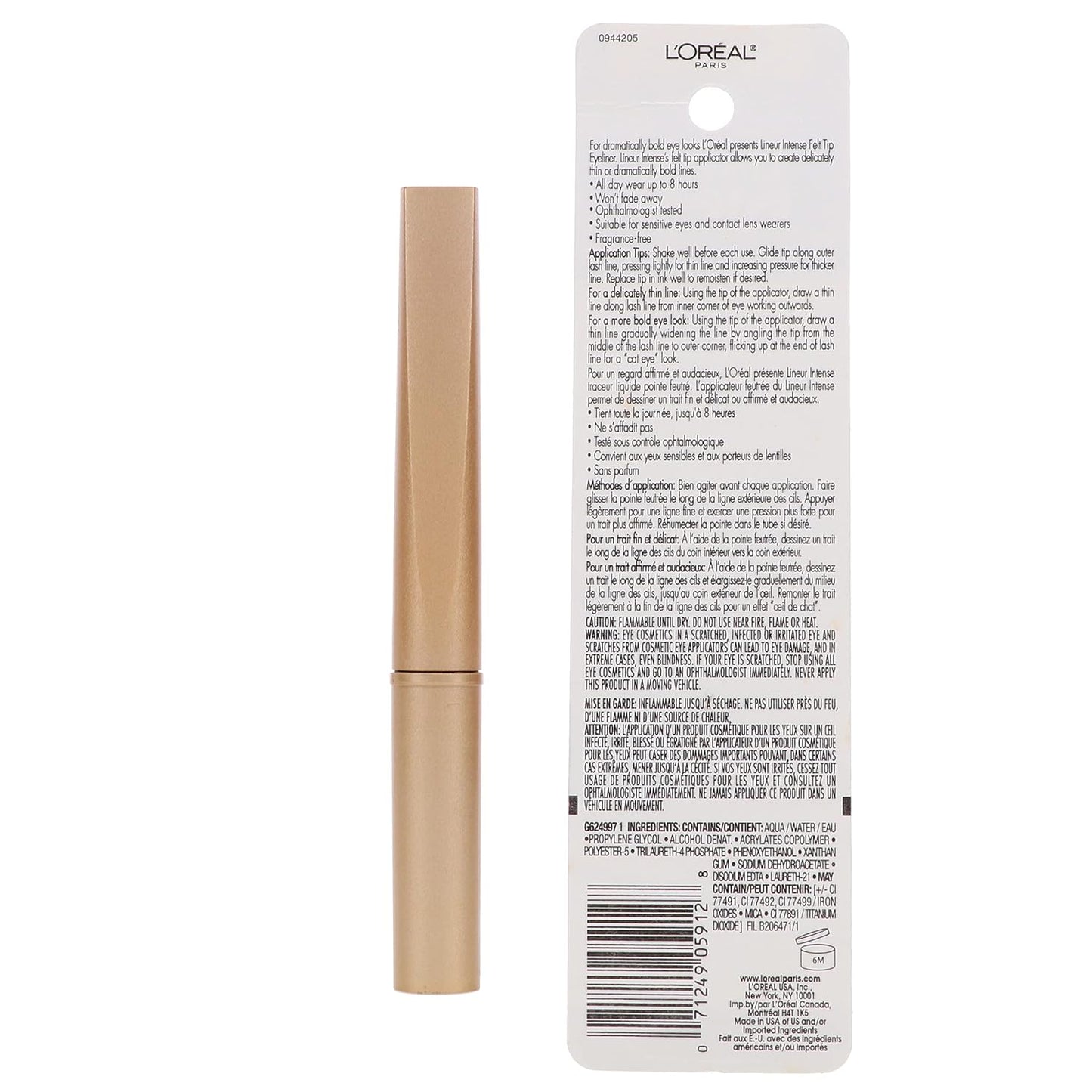 L'Oreal Lineur Intense Felt Tip Liquid Eyeliner