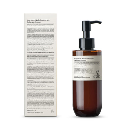 Numbuzin - No.5+ Glutathione Vitamin Facial Spa Cleanser - 200ml
