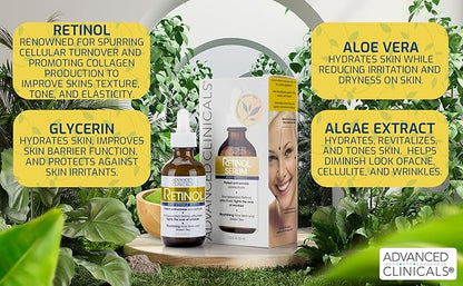 Advanced Clinicals Retinol Facial Serum