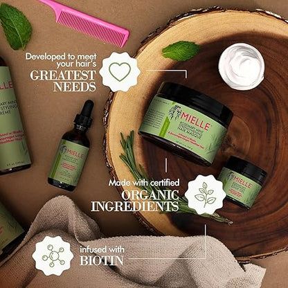 Mielle Rosemary Mint Strengthening Hair Masque – 340g