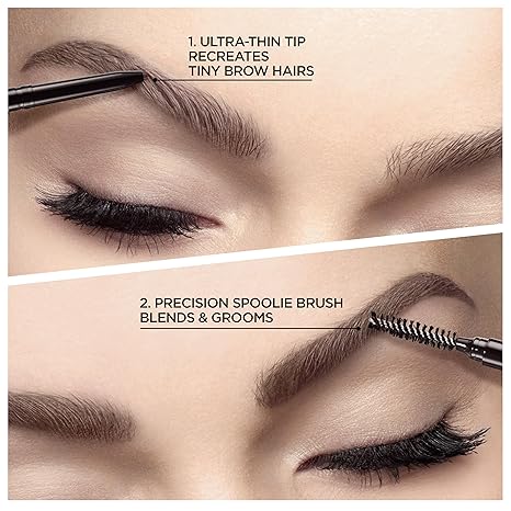 L'Oreal Paris Makeup Brow Stylist Definer Waterproof Eyebrow Pencil, Ultra-Fine