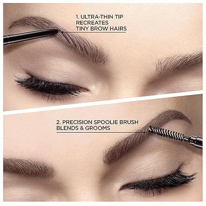 L'Oreal Paris Makeup Brow Stylist Definer Waterproof Eyebrow Pencil, Ultra-Fine