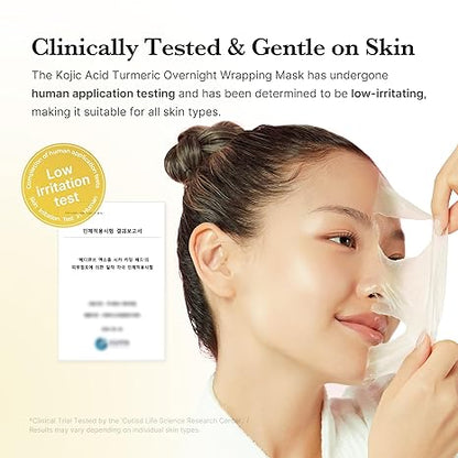 Medicube Kojic Acid Turmeric Overnight Wrapping Peel Off Mask