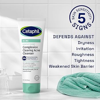 Cetaphil | Gentle Clear Complexion Clearing BPO Acne Cleanser