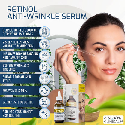 Advanced Clinicals Retinol Facial Serum