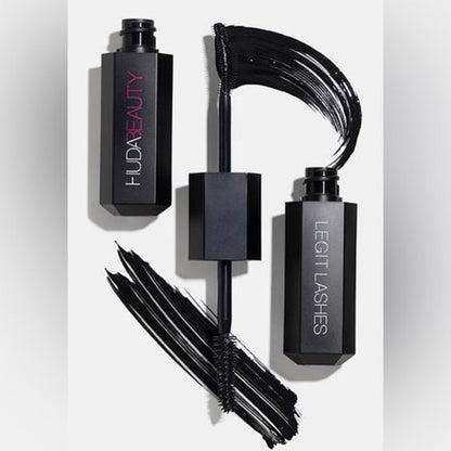 Huda Beauty Legit Lashes Double-Ended Volumizing and Lengthening Mascara