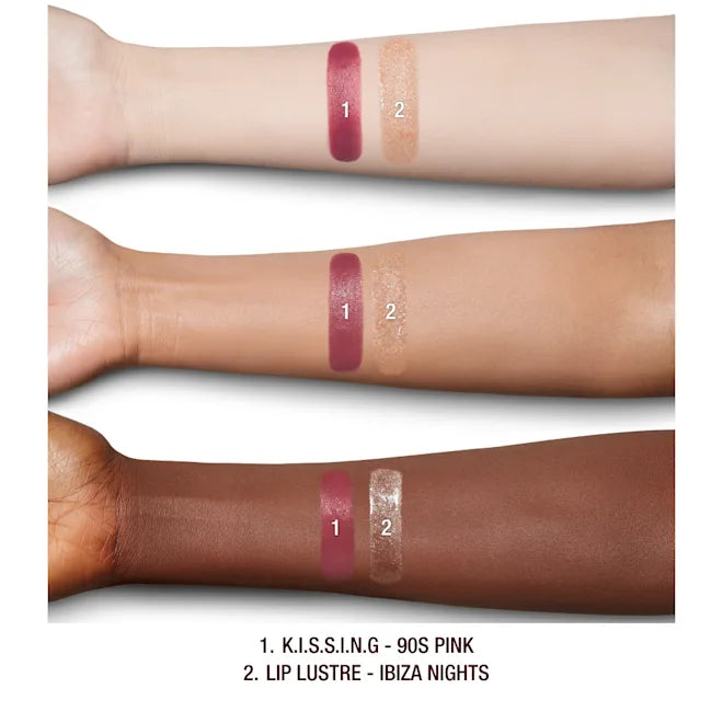 CHARLOTTE TILBURY - K.I.S.S.I.N.G Lipstick and Lip Gloss Duos - 90's Pink