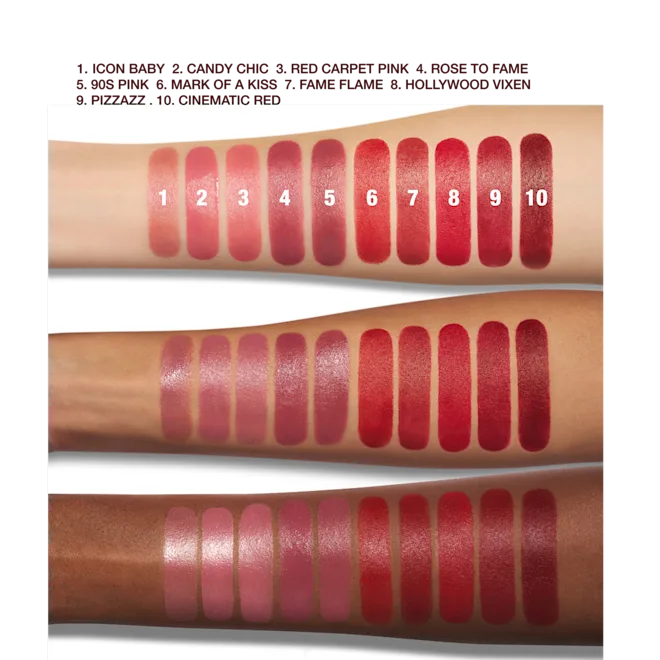 Charlotte Tilbury-Matte Revolution Full Size Lipstick– Fame Flame