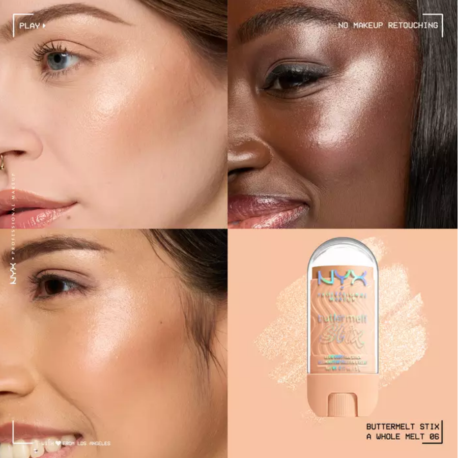 NYX Professional Makeup Buttermelt Glow Boosting Highlighter Stix