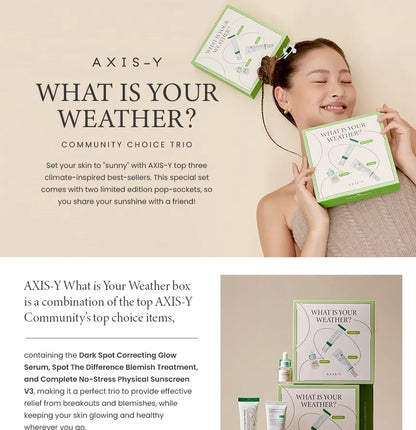AXIS - Y - What Is Your Weather skincare set