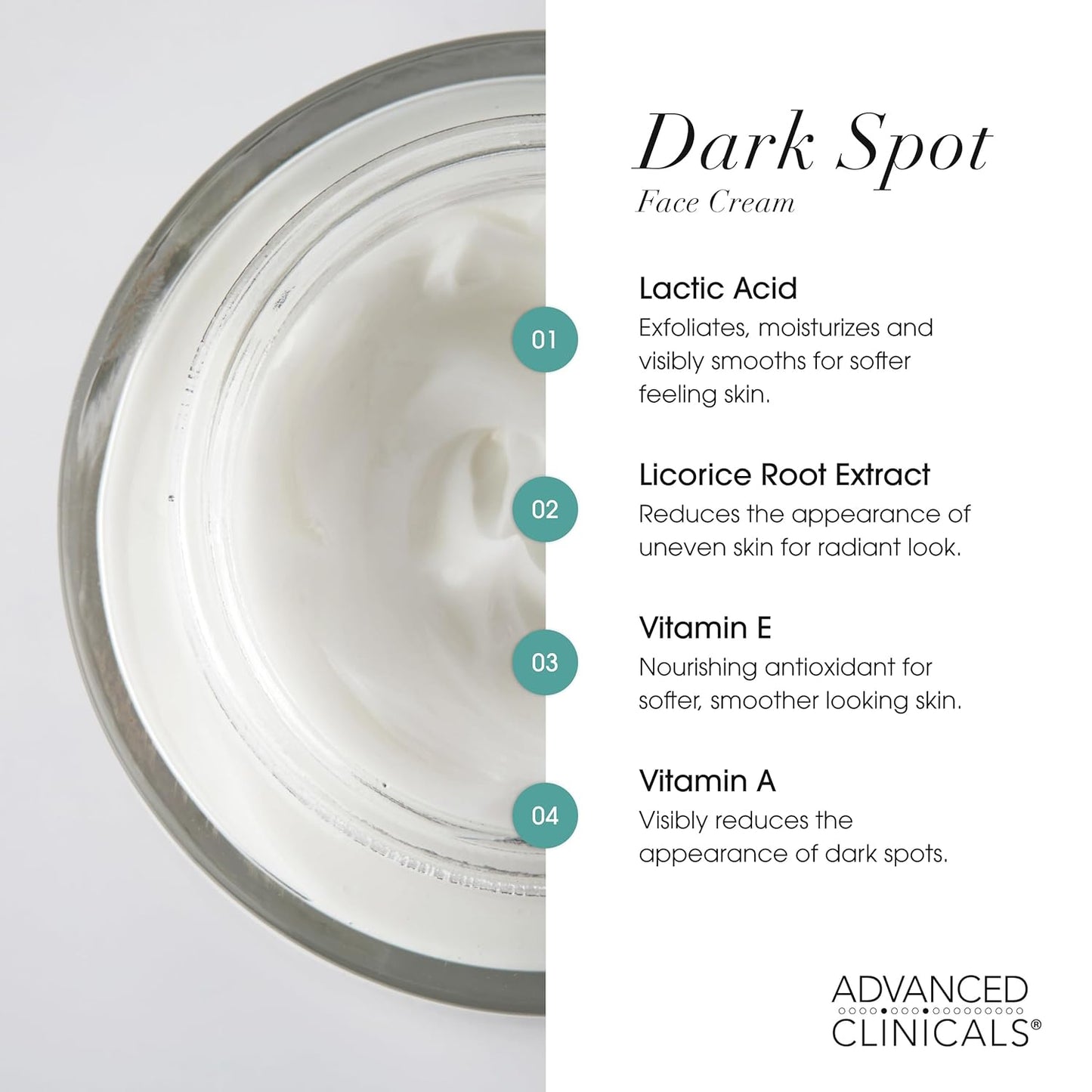 Advanced Clinicals Dark Spot Brightening Cream