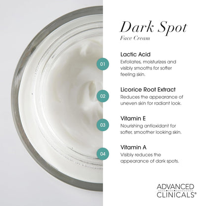 Advanced Clinicals Dark Spot Brightening Cream