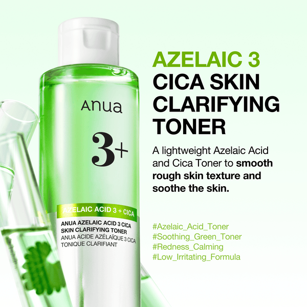 Anua 3+ Azelaic Acid 3 + Cica Skin Clarifying Toner