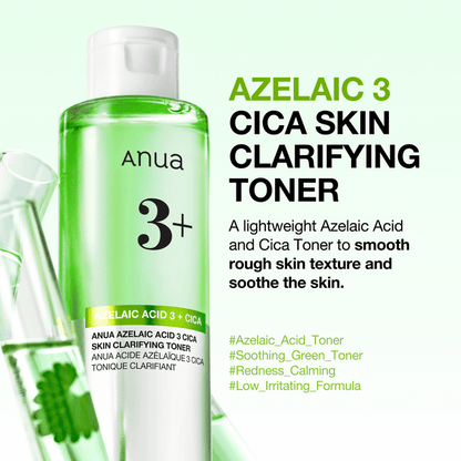Anua 3+ Azelaic Acid 3 + Cica Skin Clarifying Toner