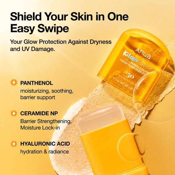Anua Invisible Glow Finish Sunscreen Stick SPF 50+ PA++++