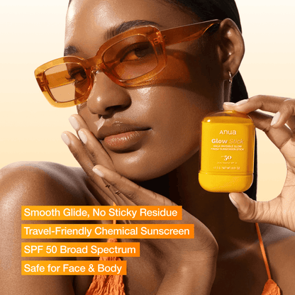 Anua Invisible Glow Finish Sunscreen Stick SPF 50+ PA++++