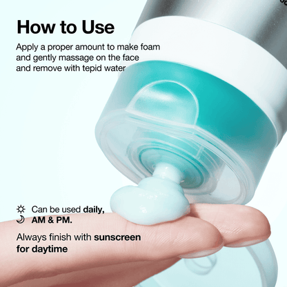 Anua PDRN Hyaluronic Acid Moisturizing Cleansing Foam