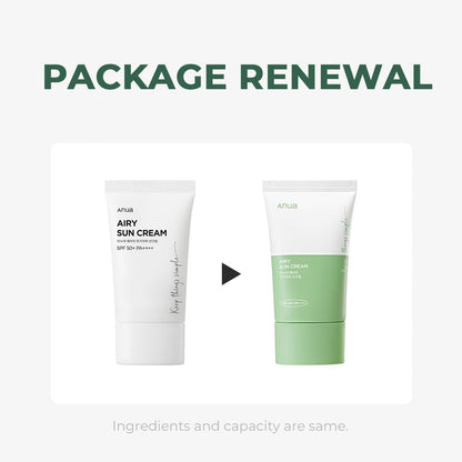 Anua Airy Sun Cream SPF50+ PA++++
