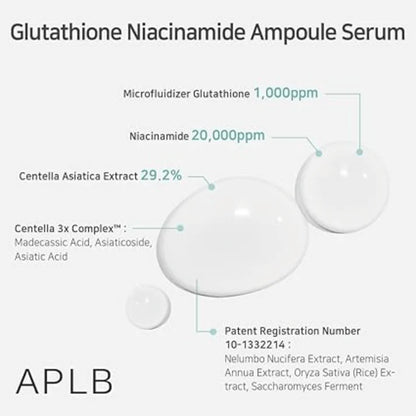 APLB- Glutathione Niacinamide Ampoule Serum (40ml)