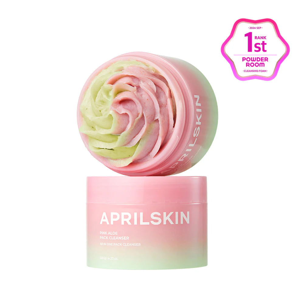 AprilSkin - Pink Aloe Pack Cleanser 120g