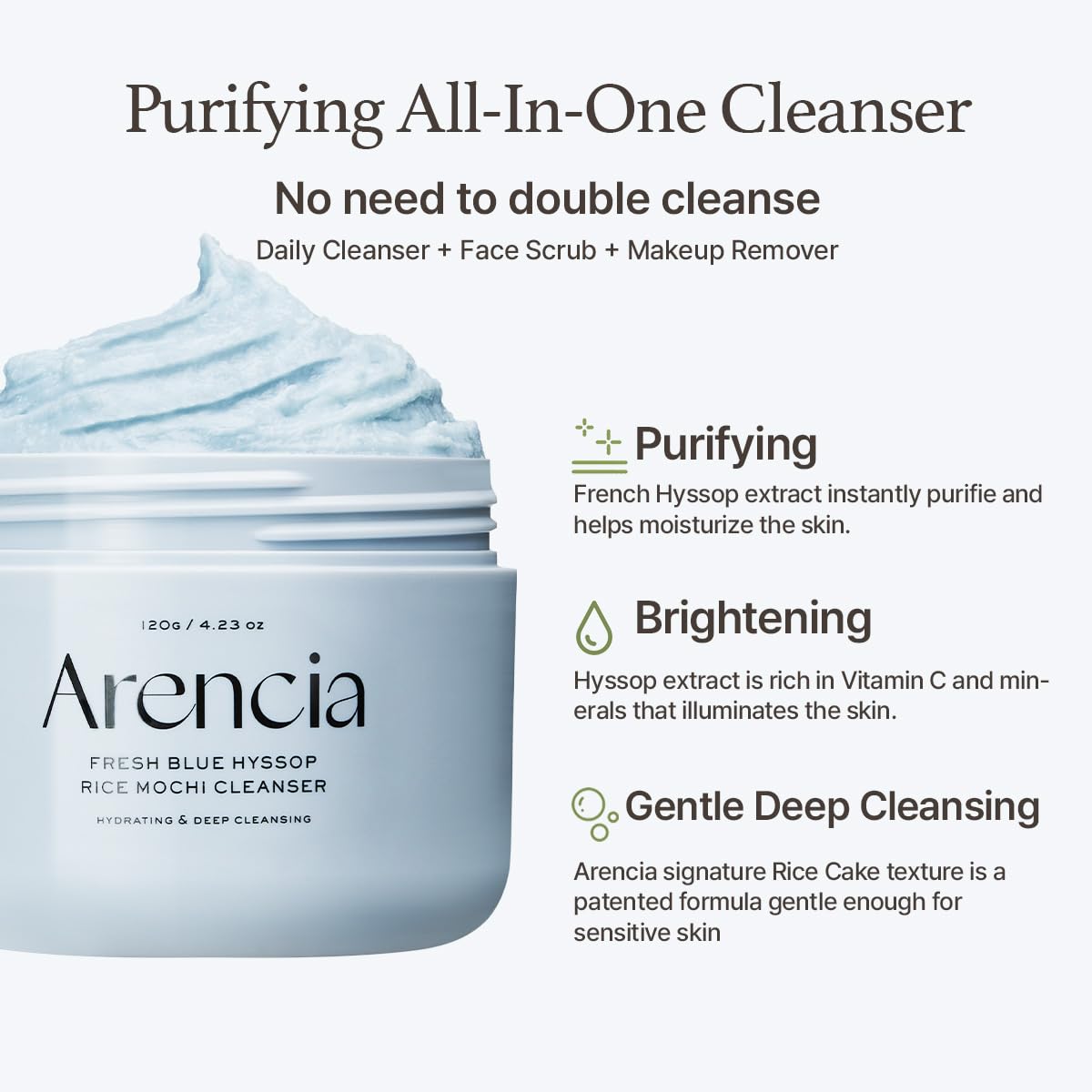 Arencia Fresh Royal Blue Hyssop Cleanser