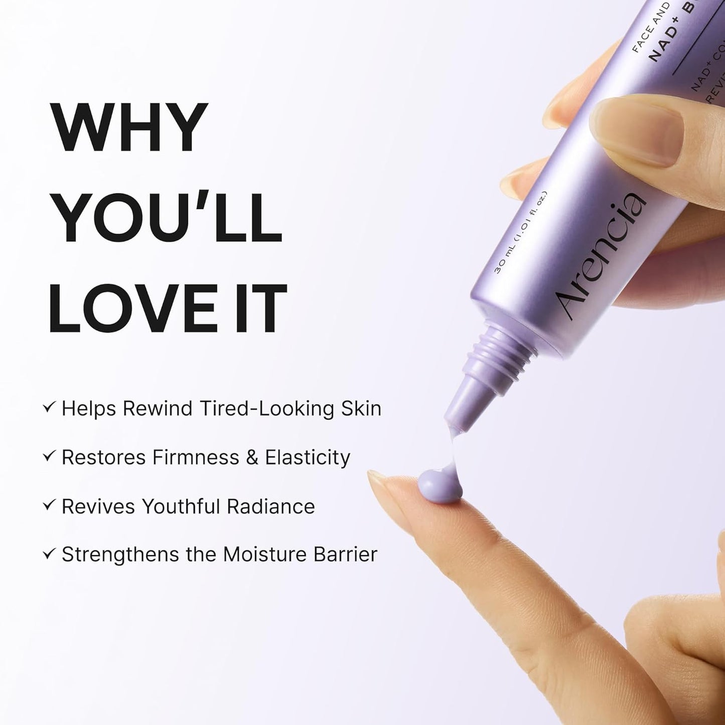 Arencia NAD+ Booster Shot Face & Eye Moisturizer