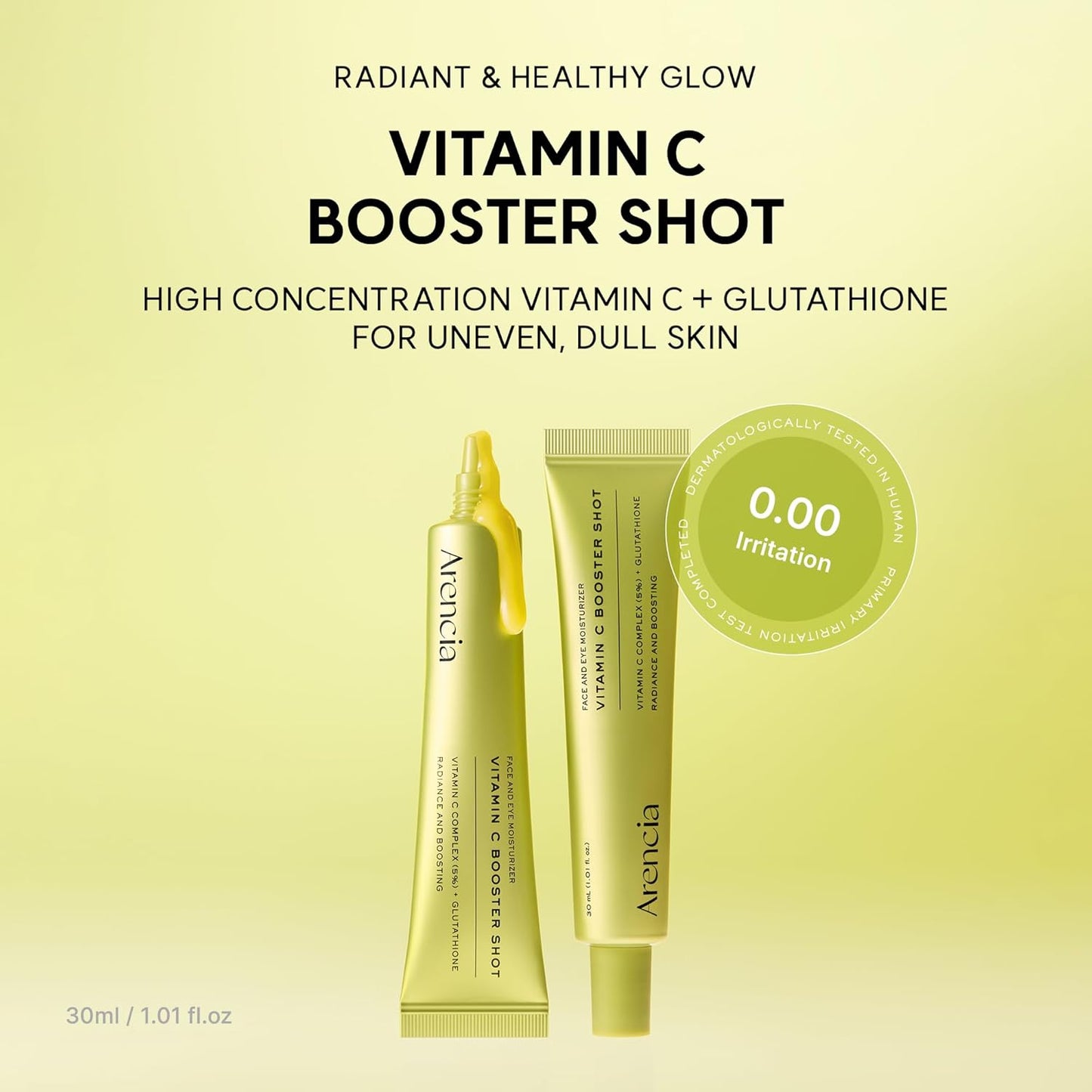 Arencia Vitamin C Booster Shot Face & Eye Moisturizer