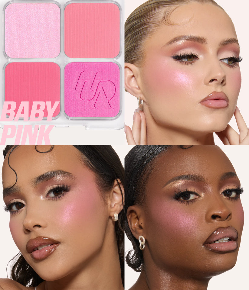 HUDA BEAUTY Blush Filter Blurring Blushlighters Palette – Soft-Focus Glow & Blush Palette