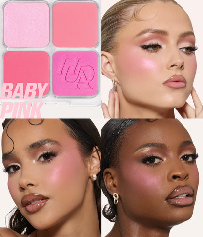 HUDA BEAUTY Blush Filter Blurring Blushlighters Palette – Soft-Focus Glow & Blush Palette
