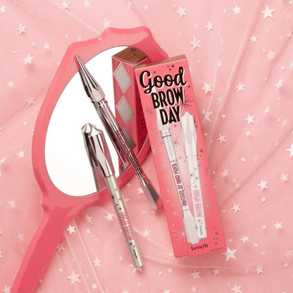 Benefit Cosmetics-Good Brow Day Pencil Set 4 Warm Deep Brown