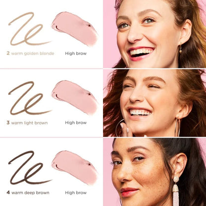 Benefit Cosmetics-Good Brow Day Pencil Set 4 Warm Deep Brown