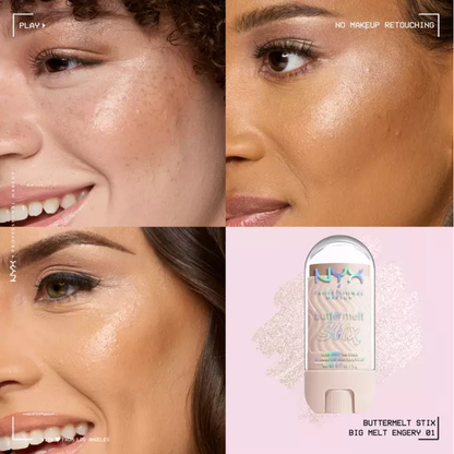 NYX Professional Makeup Buttermelt Glow Boosting Highlighter Stix