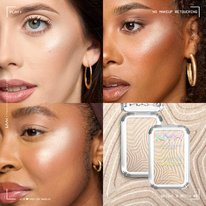 NYX Professional Makeup Buttermelt Shimmer Powder Highlighter