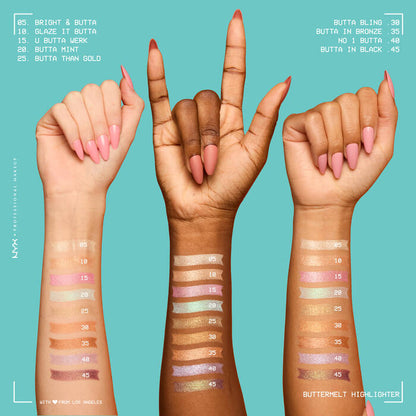 NYX Professional Makeup Buttermelt Shimmer Powder Highlighter