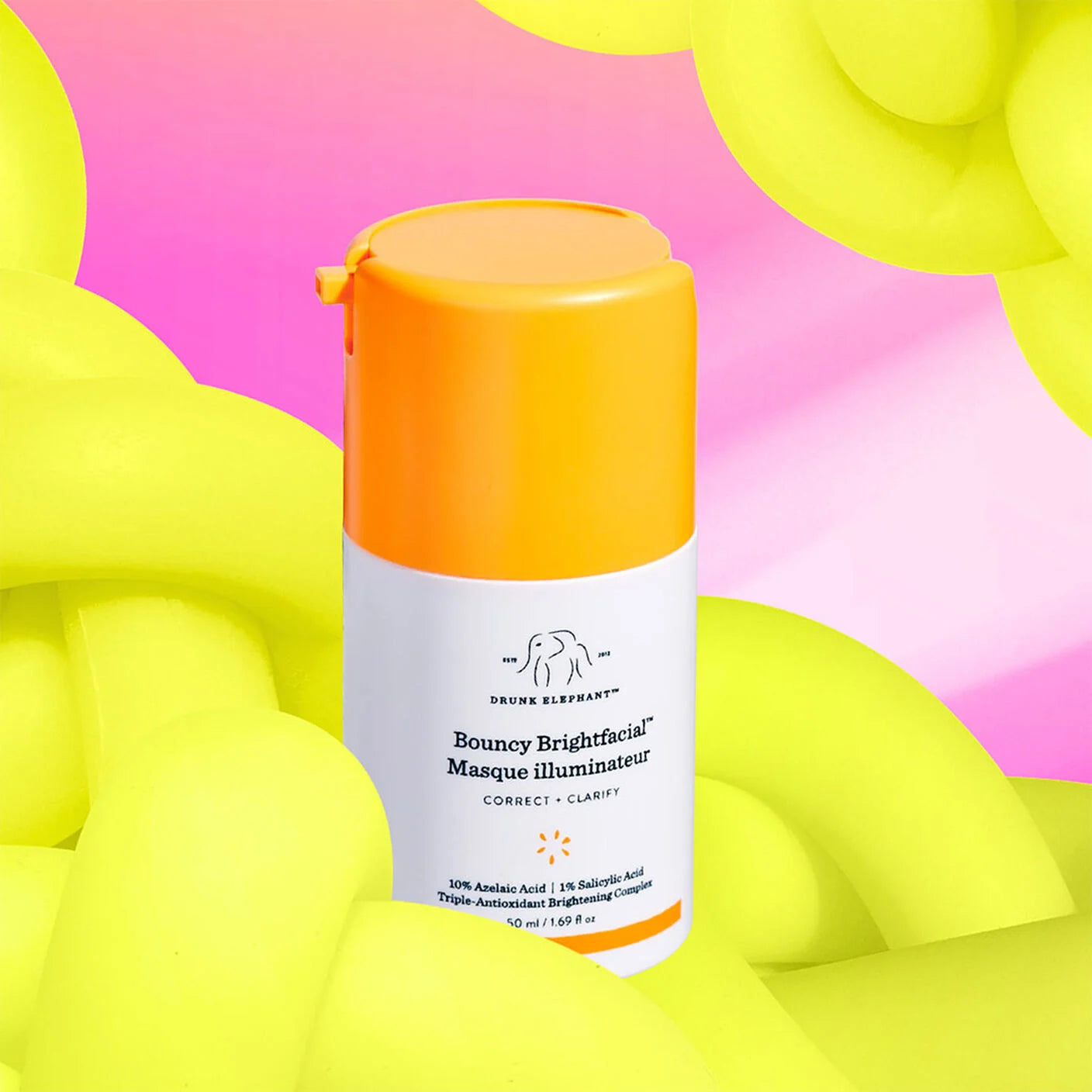 Drunk Elephant Bouncy Brightfacial – Radiance-Boosting Overnight Mask