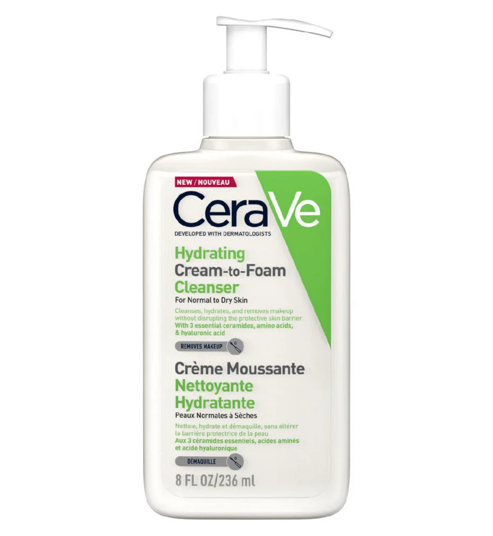 Cerave Hydrating Cream-to-Foam Cleanser